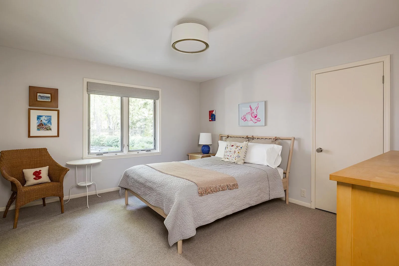 bedroom with 3/4 bath