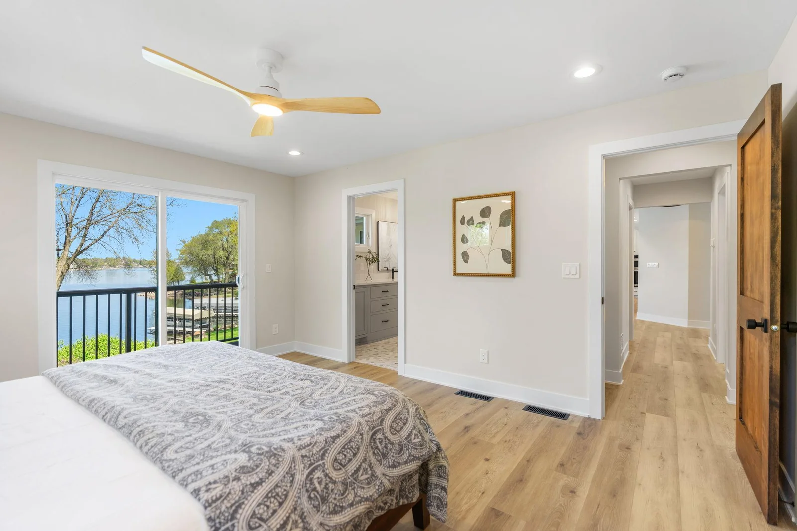 Master Bedroom offers a private 3/4 bathroom