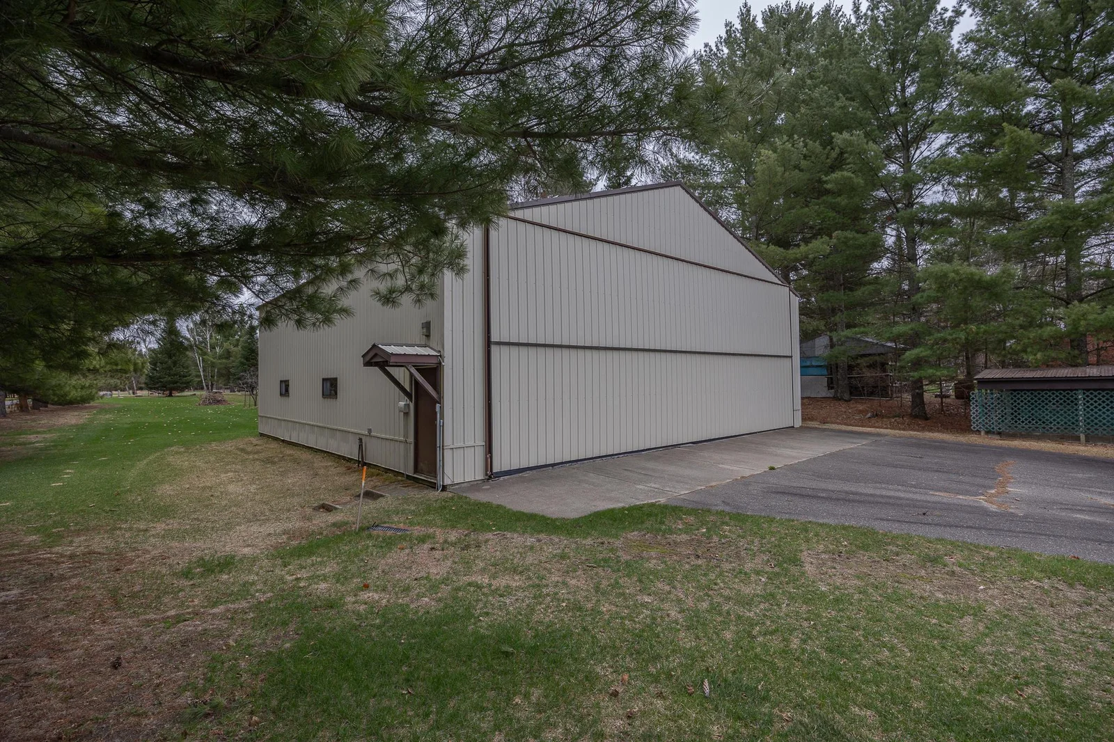 48x48 airplane hanger or use it as a shed for storing all those lake toys.