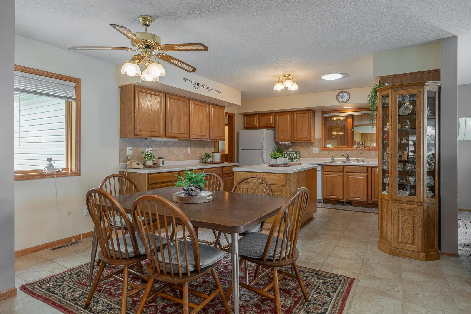 Spacious Kitchen and Dining Room.