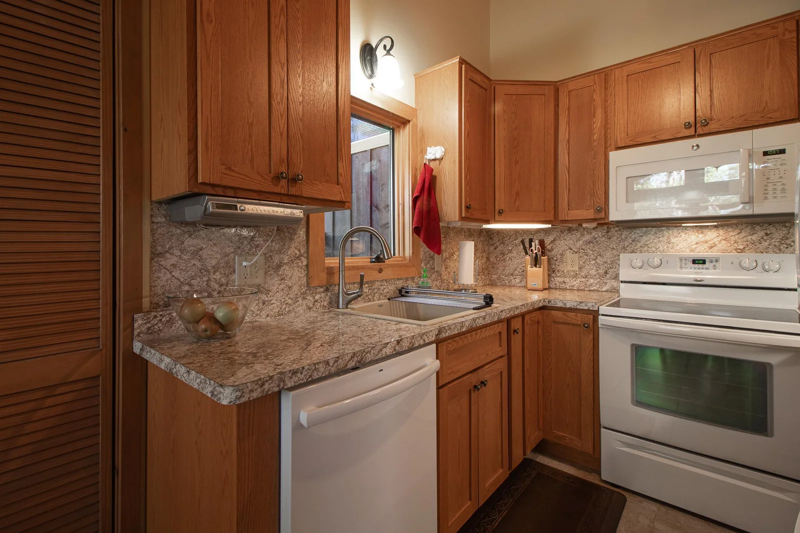 Kitchen off living area - remodeled in 2017