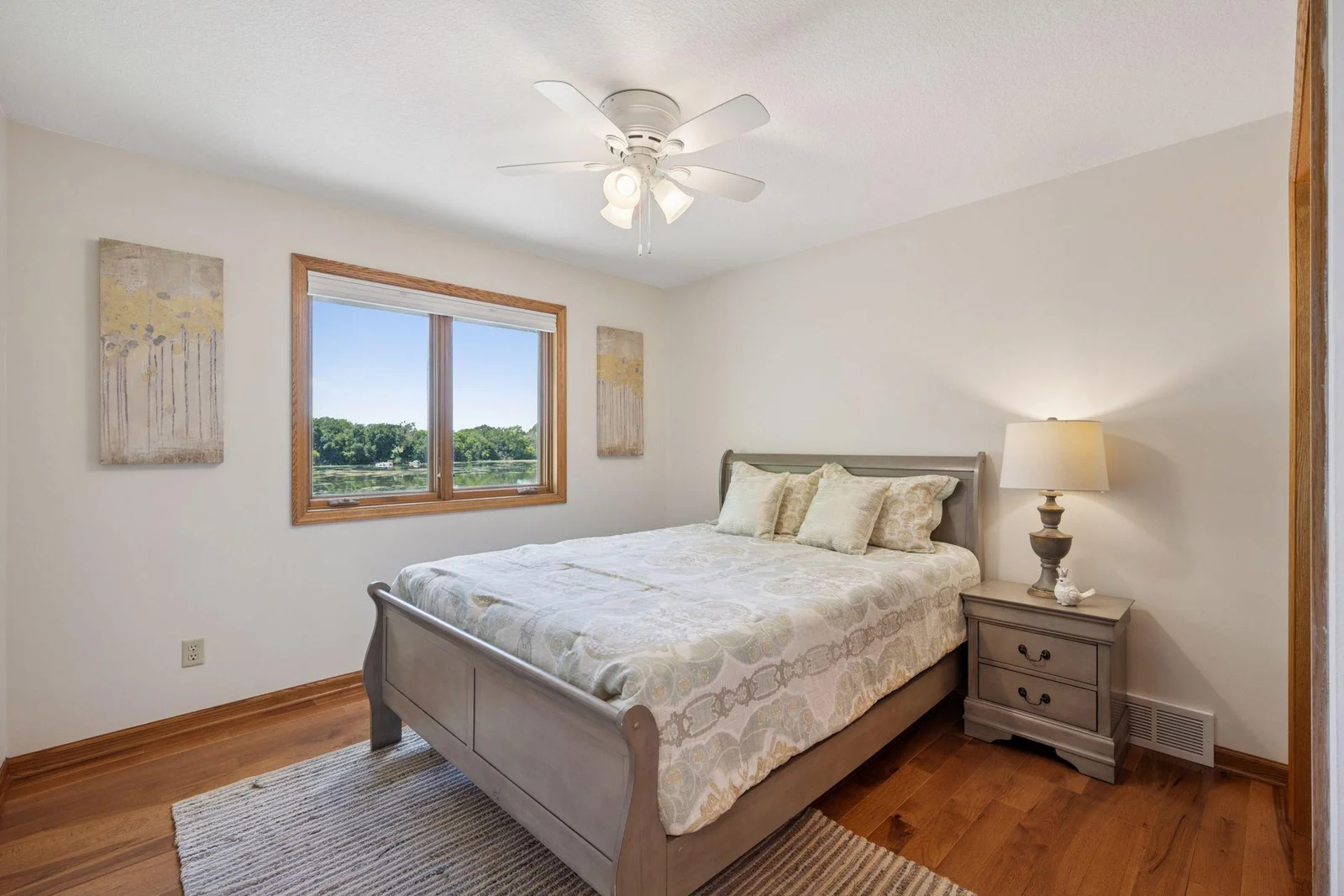 Several bedrooms all on the upper level accommodate large family.