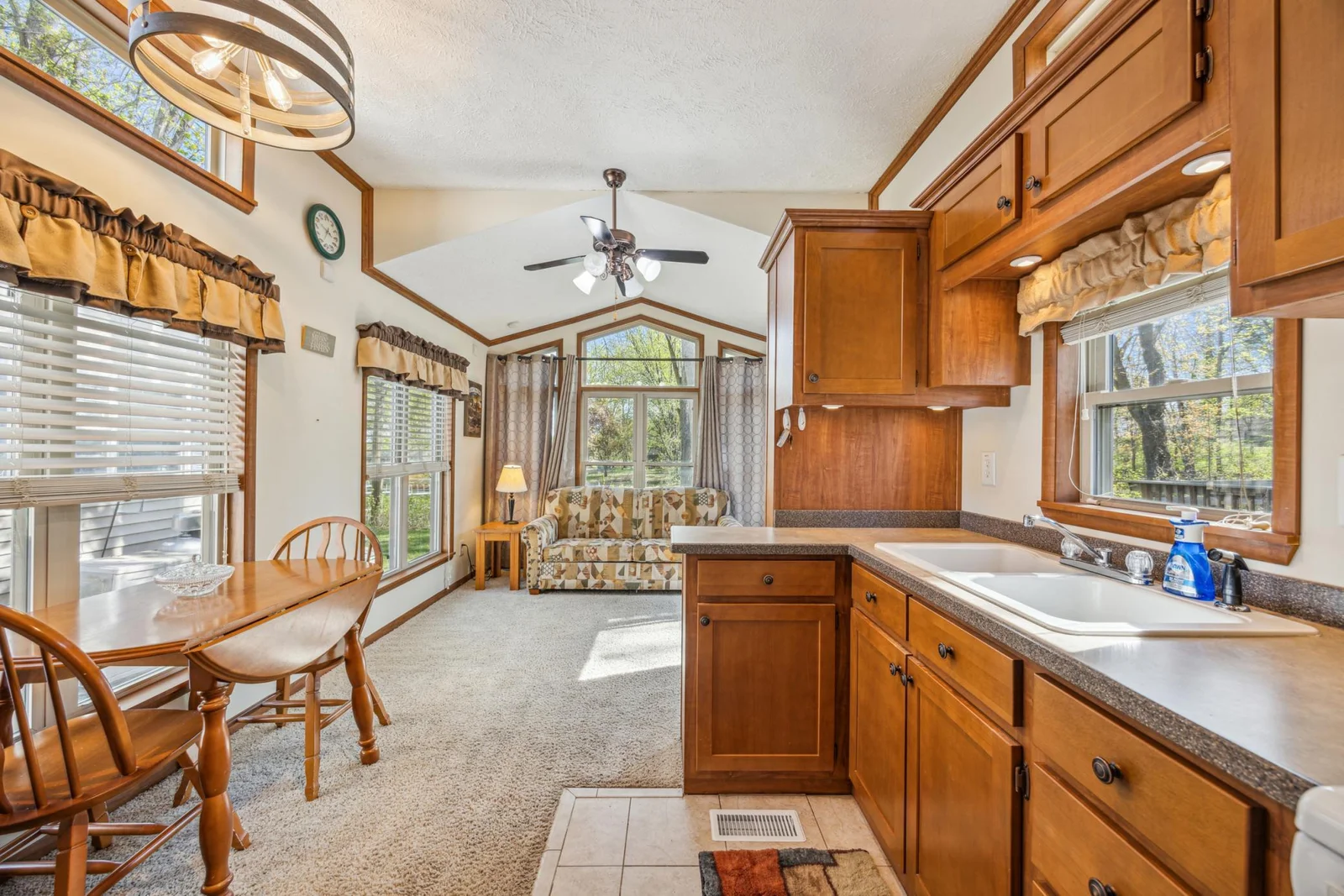 Nice and open with views of the canal!