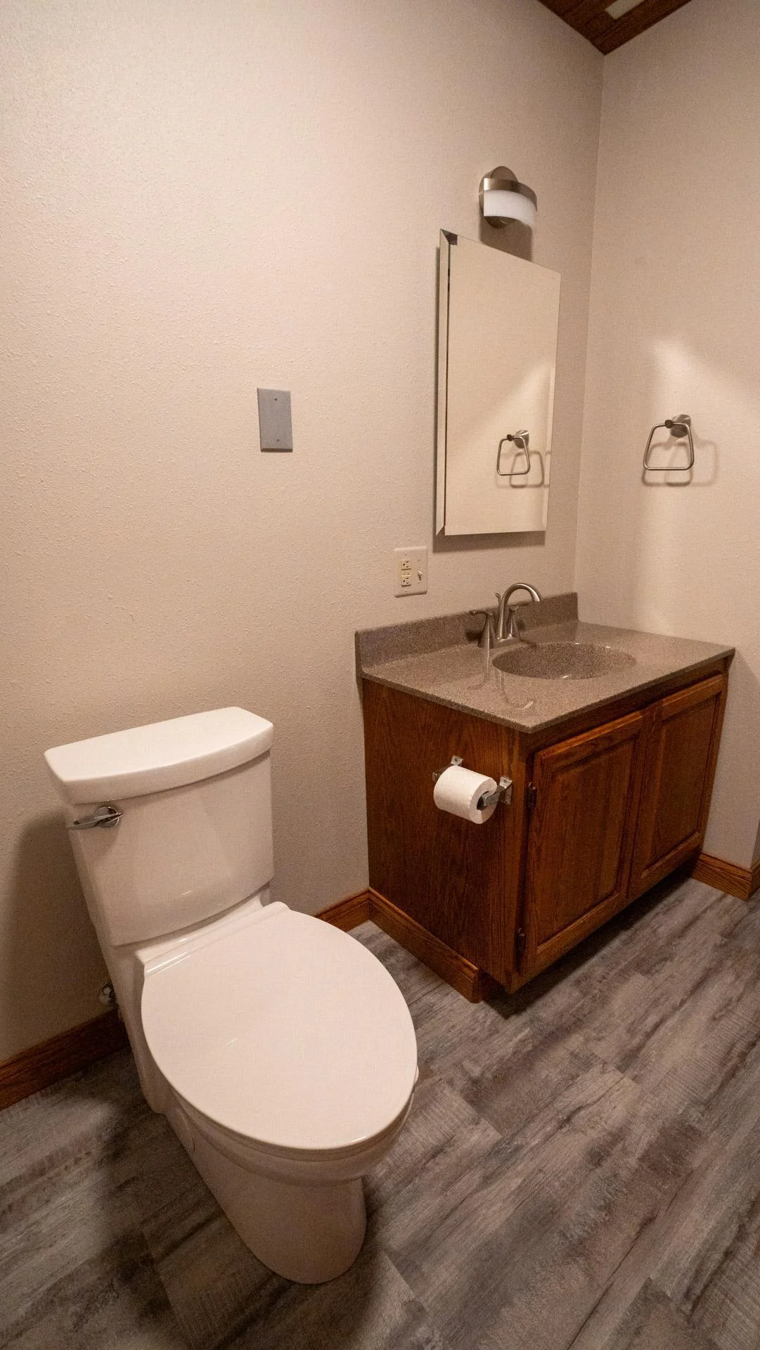 Basement Level Bathroom
