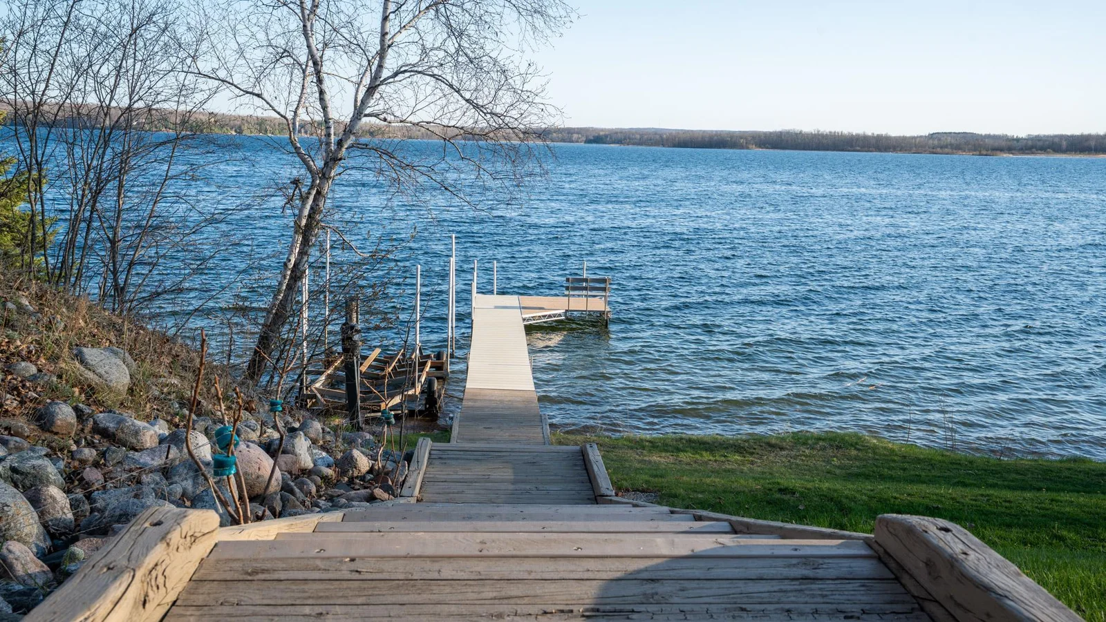 Stairs to dock