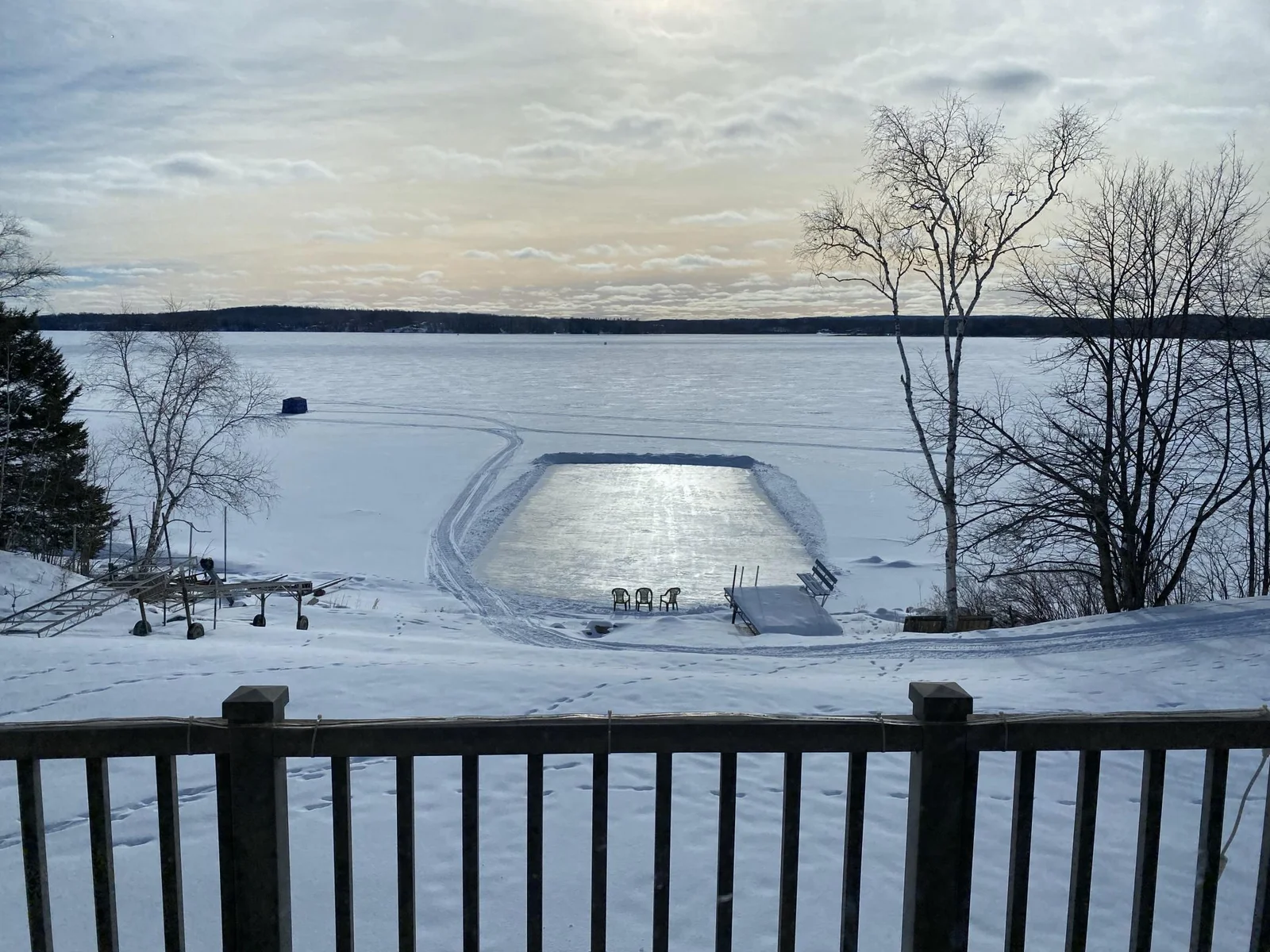 Winter on the lake