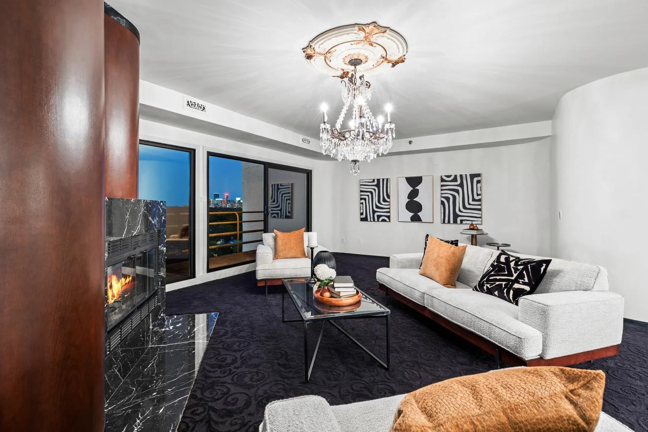 Living Room Twilight Views