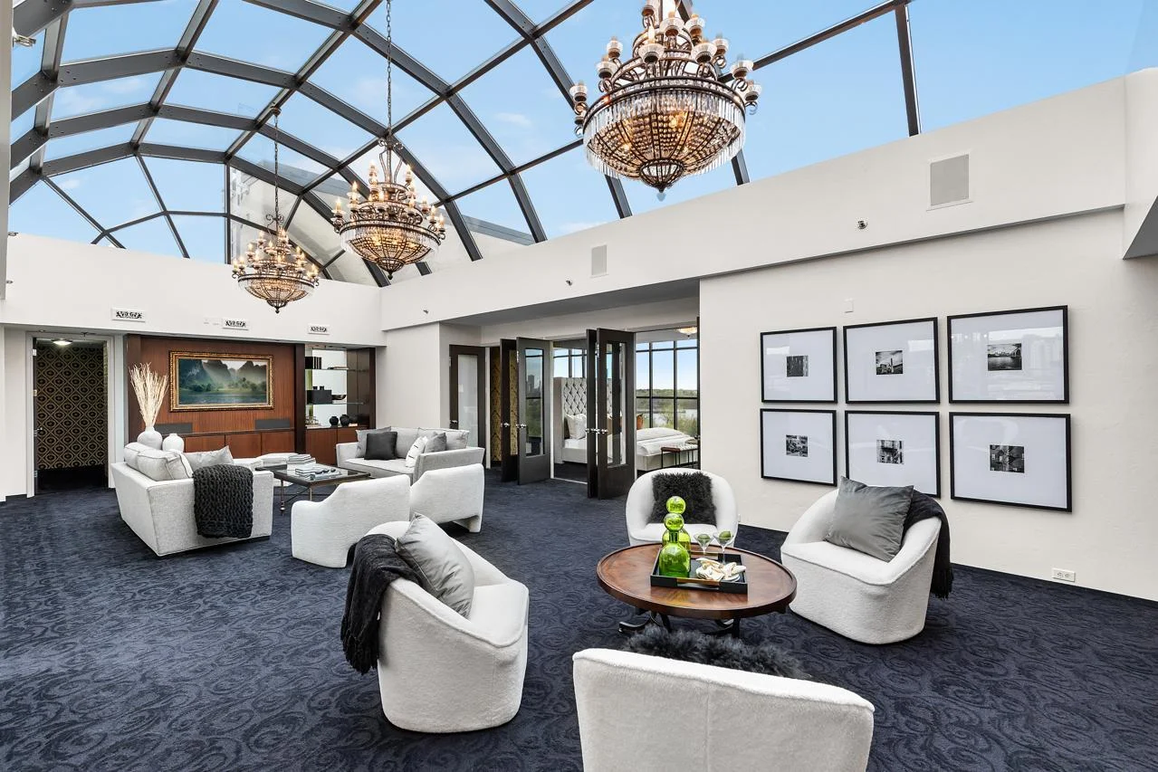 Great Room Flows into the Primary Suite