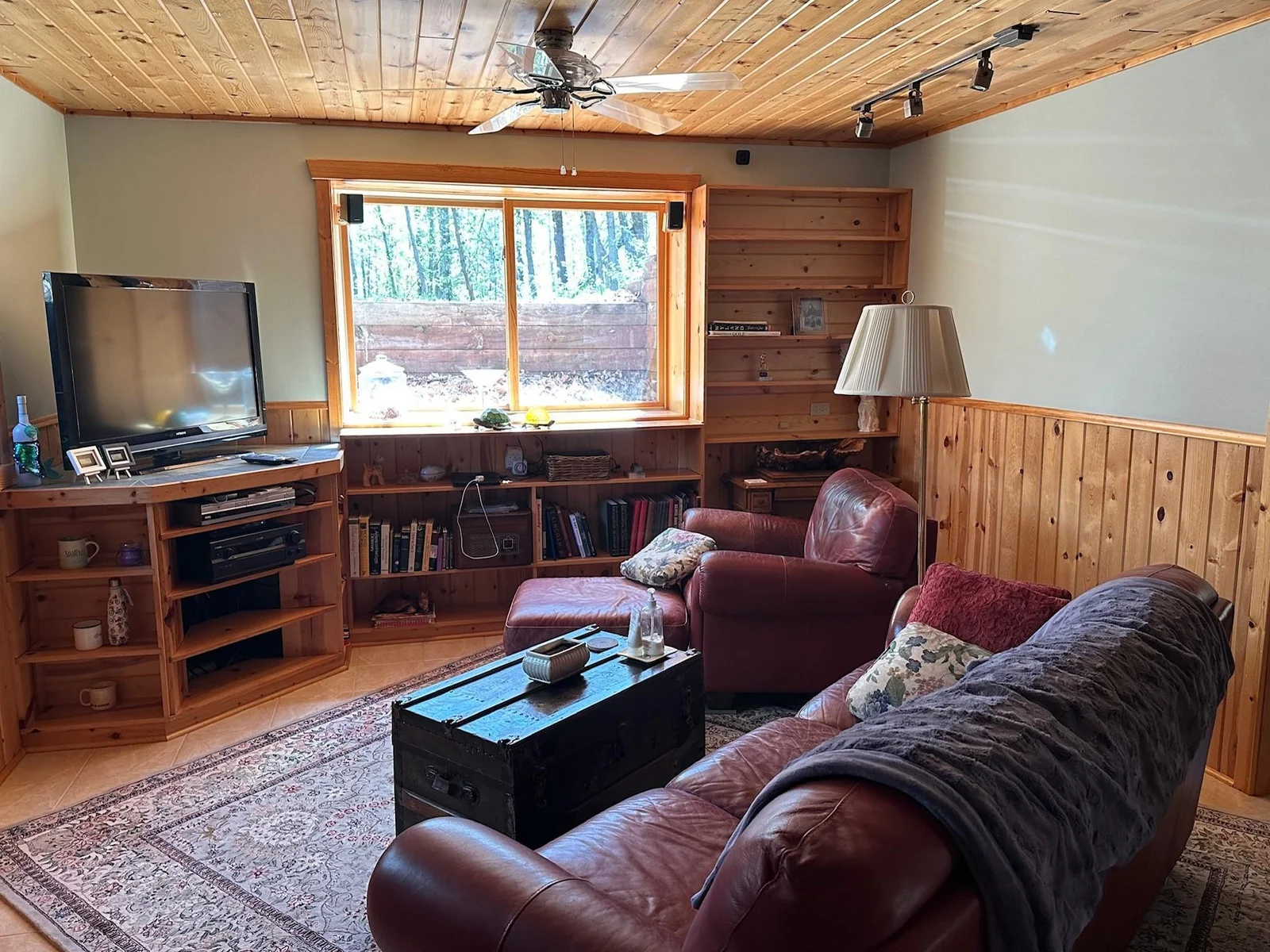 Knotty Pine Ceilings and woodwork