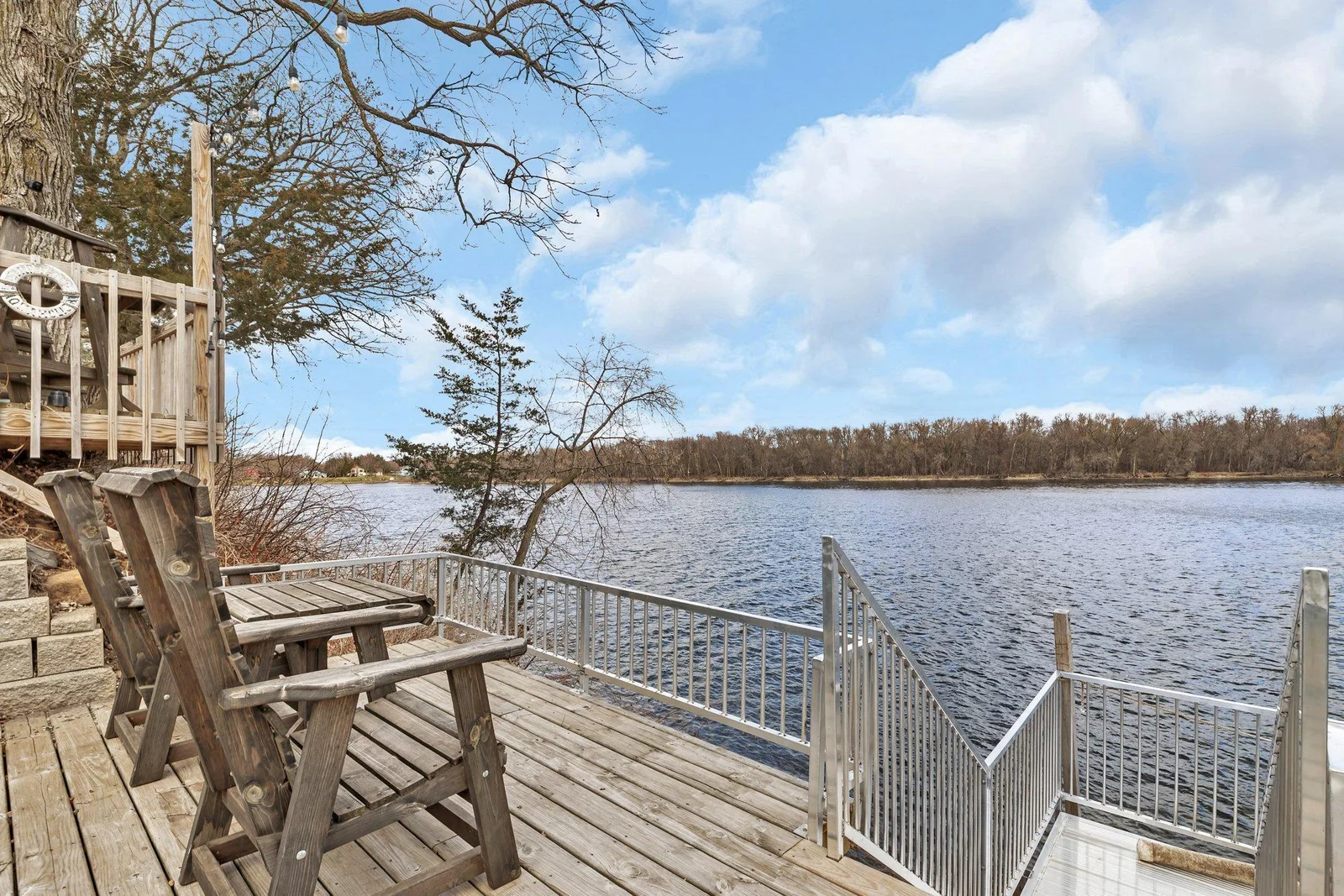 Riverfront setting with endless charm.