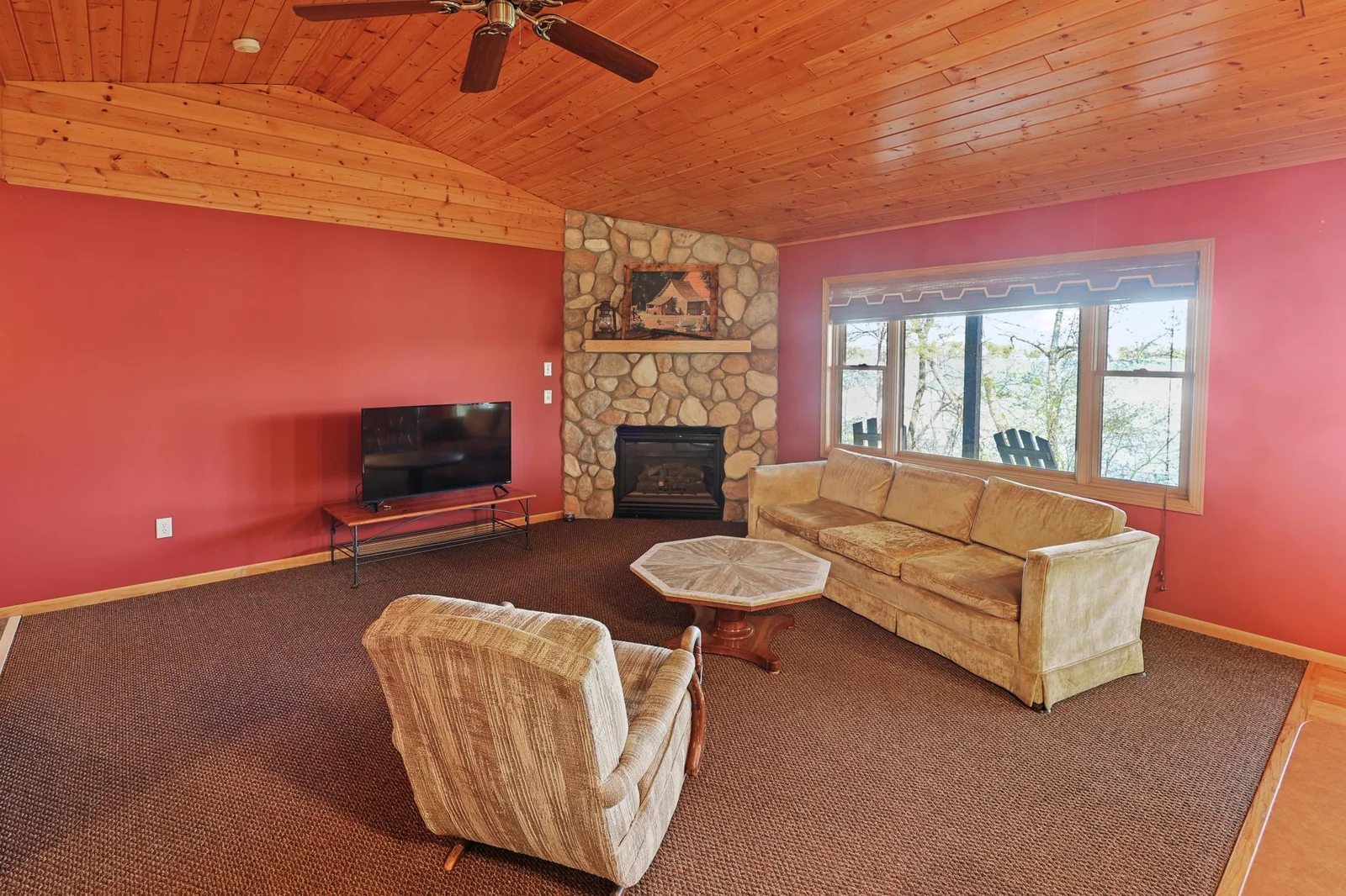 Living room in the main house