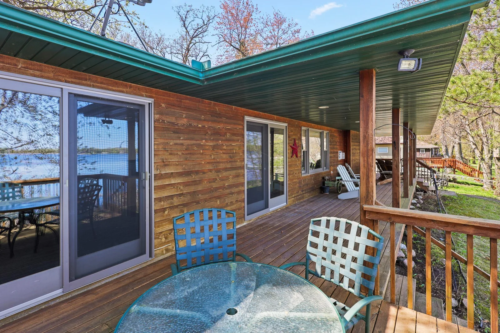 Deck and covered porch