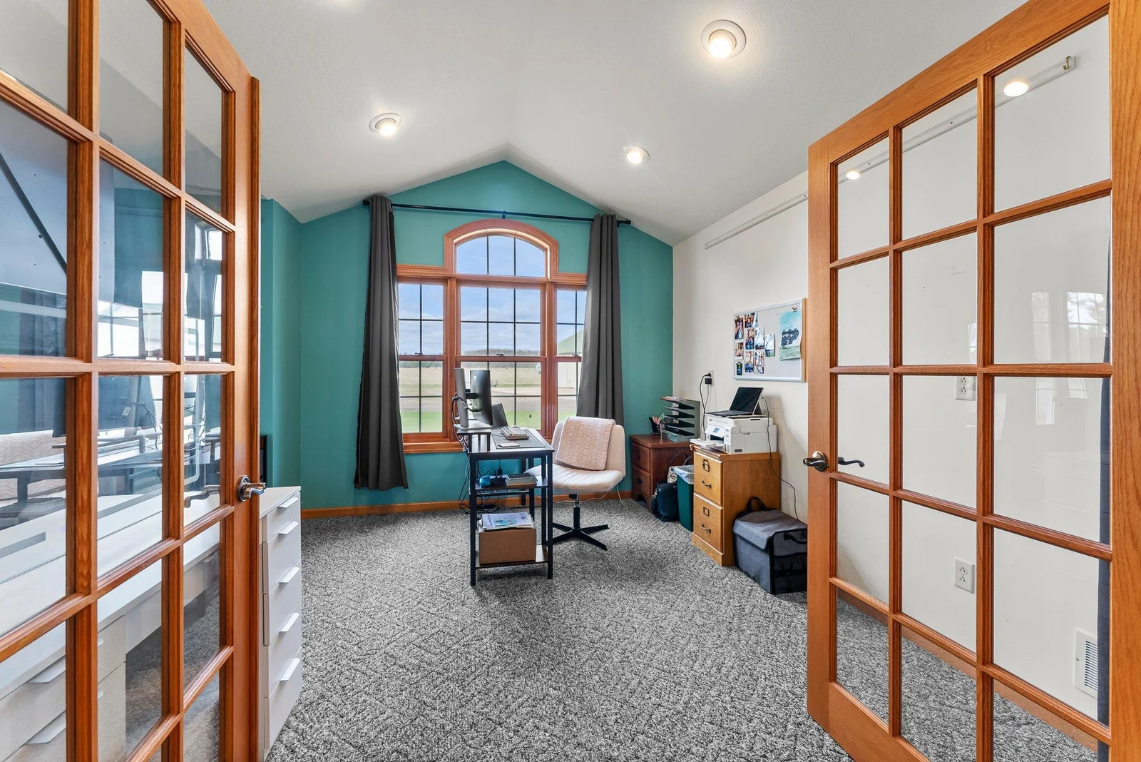 Main level office/second primary bedroom (aka second master bedroom)