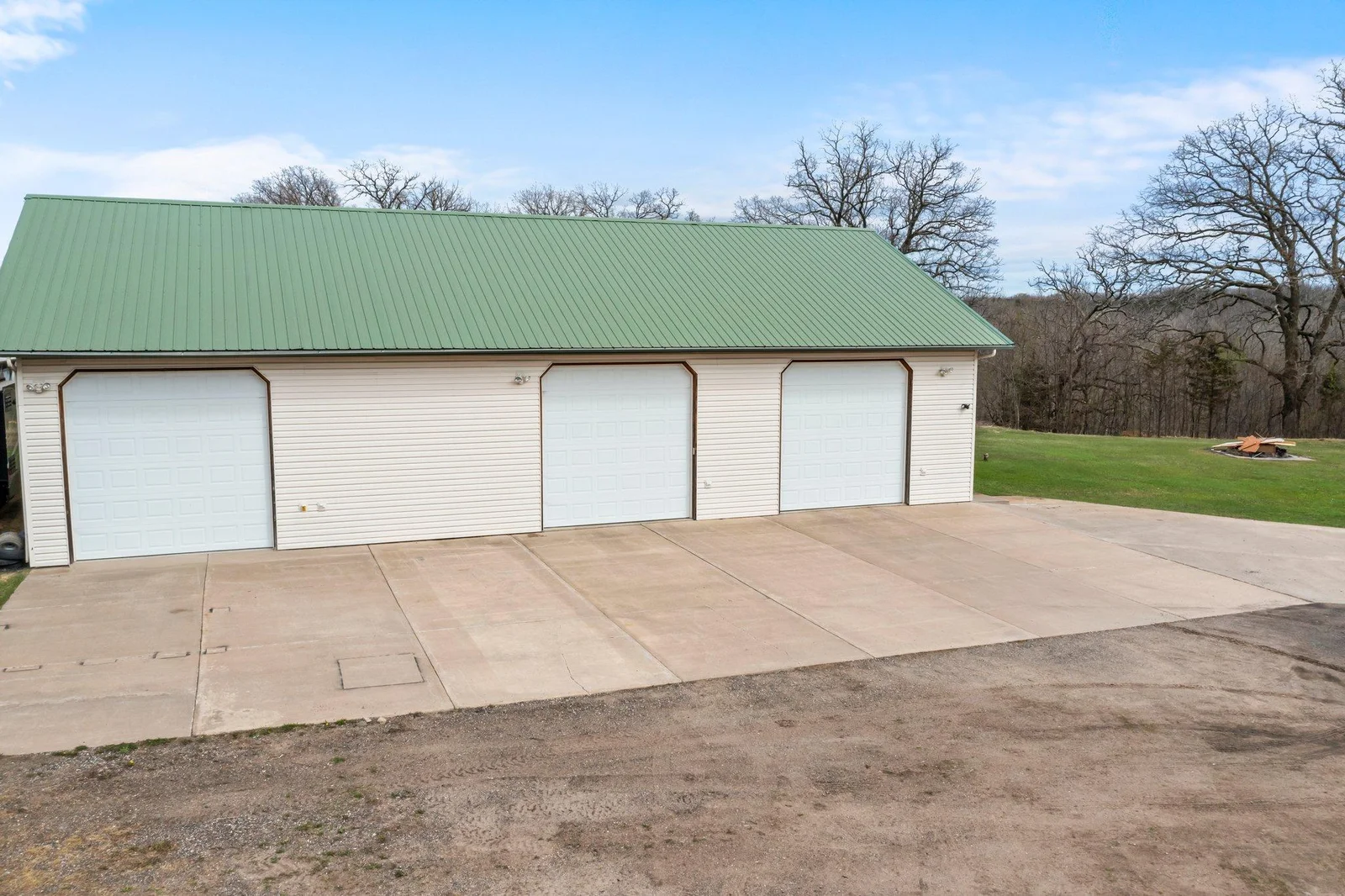 12 foot high garage doors!