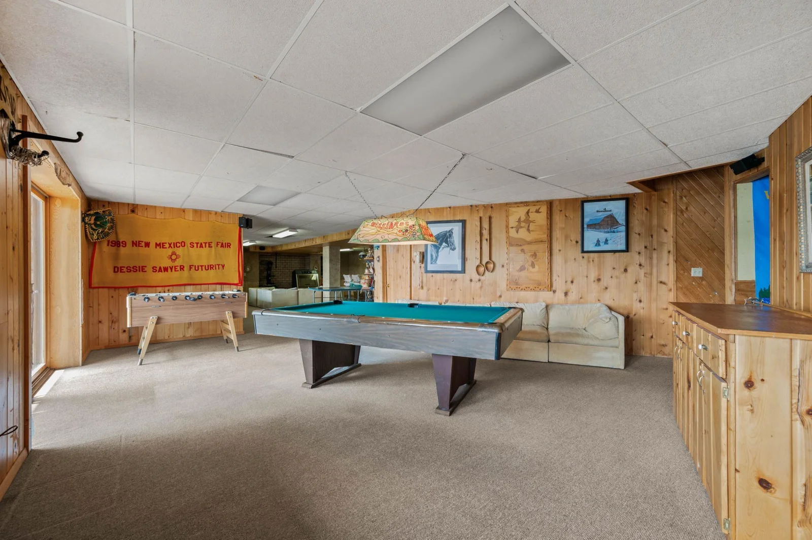 Lower level game room