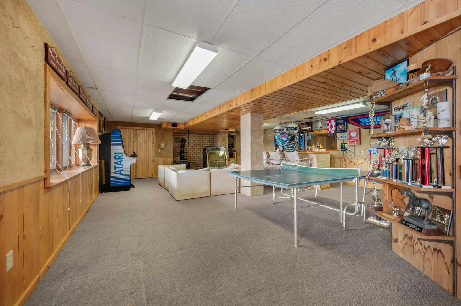 Lower level game/ family room
