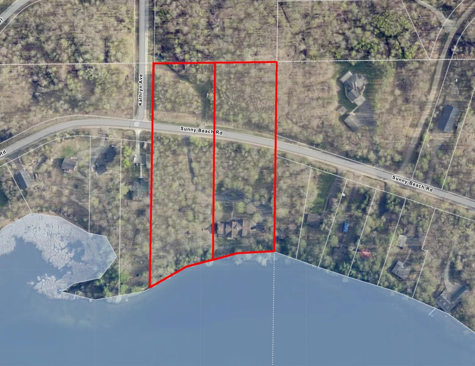GIS Lot Lines totally 5.9 acres