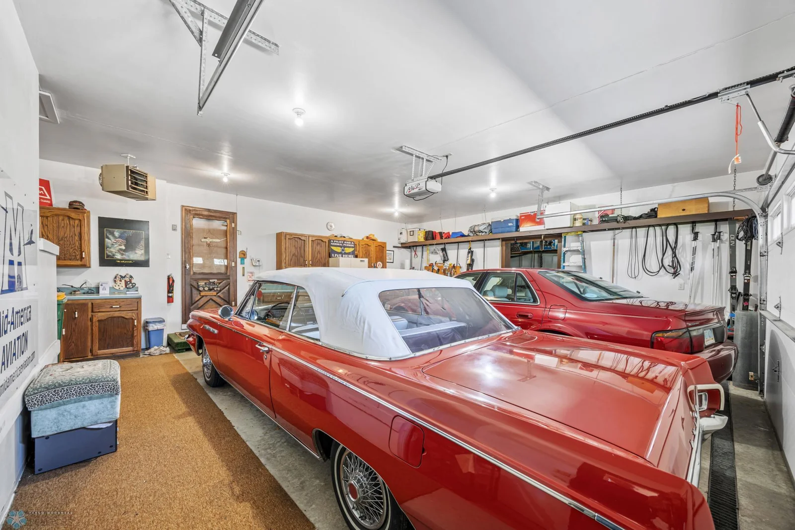 Attached 4 Stall Tandem Garage