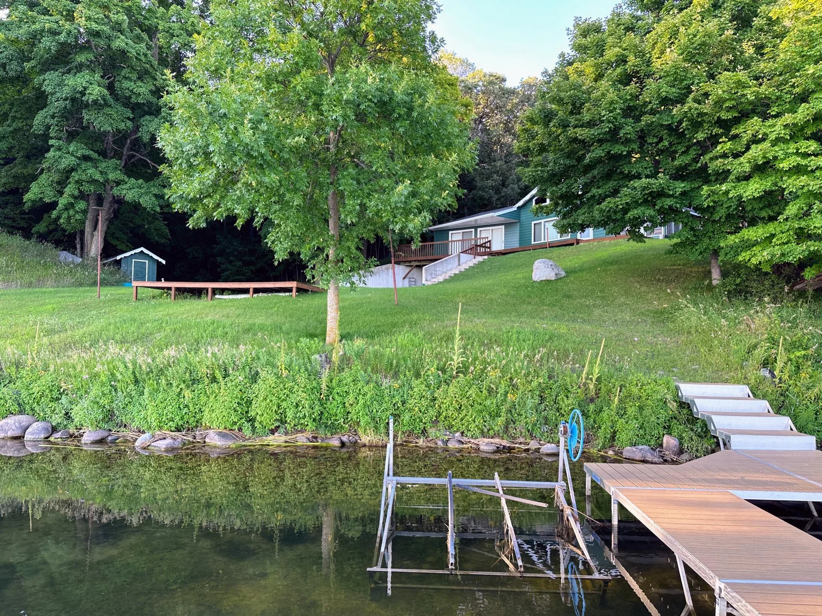 Lake frontage