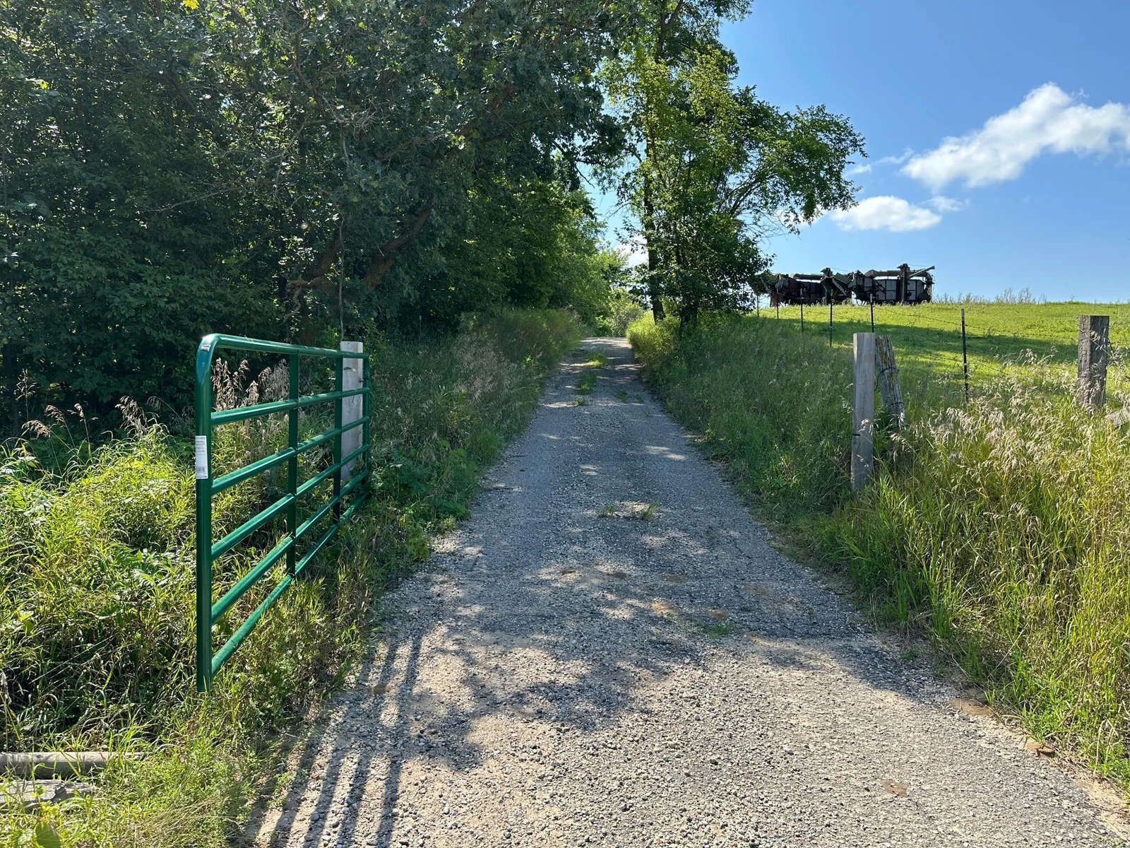 Gate going in
