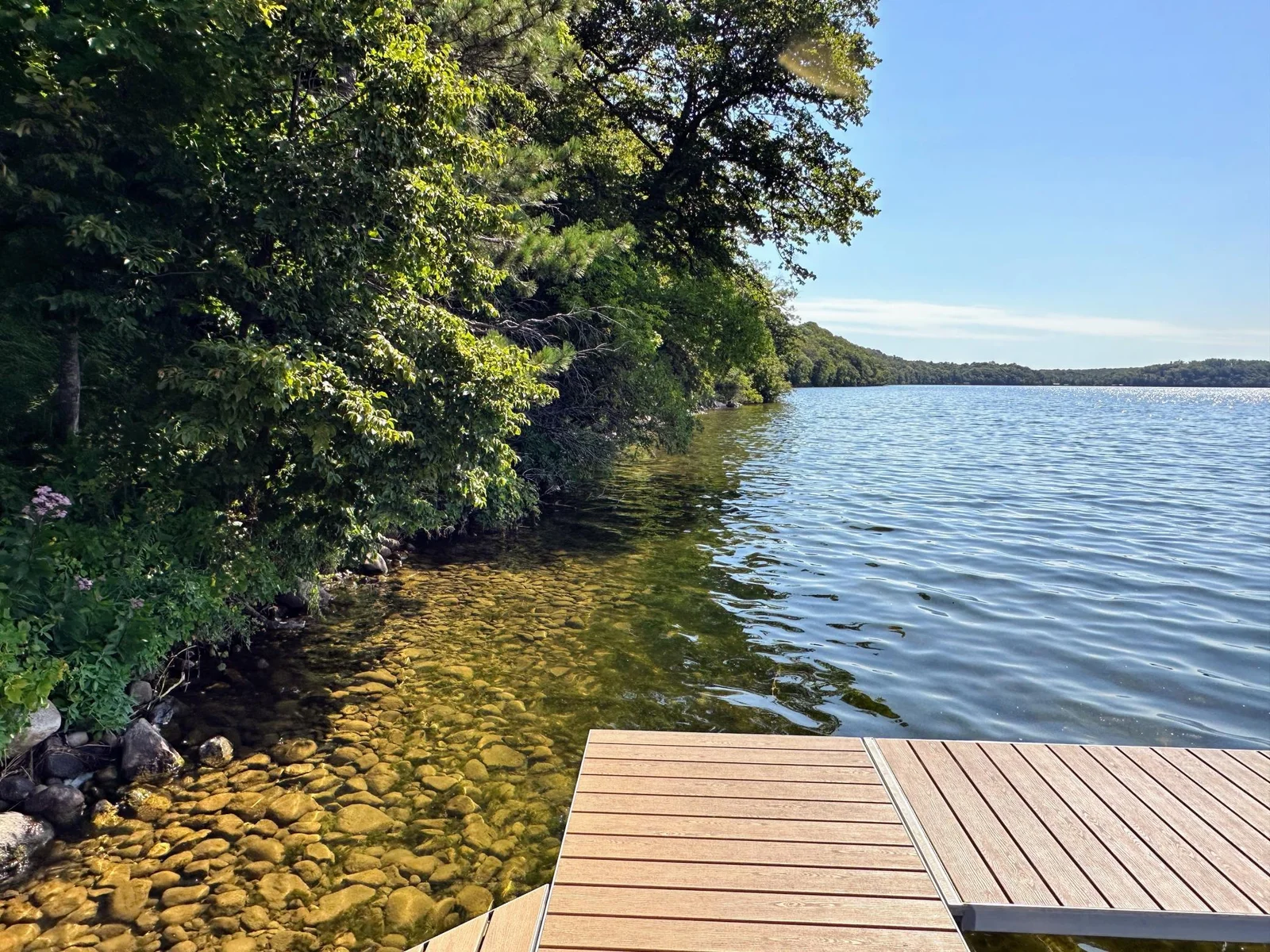 Lake frontage