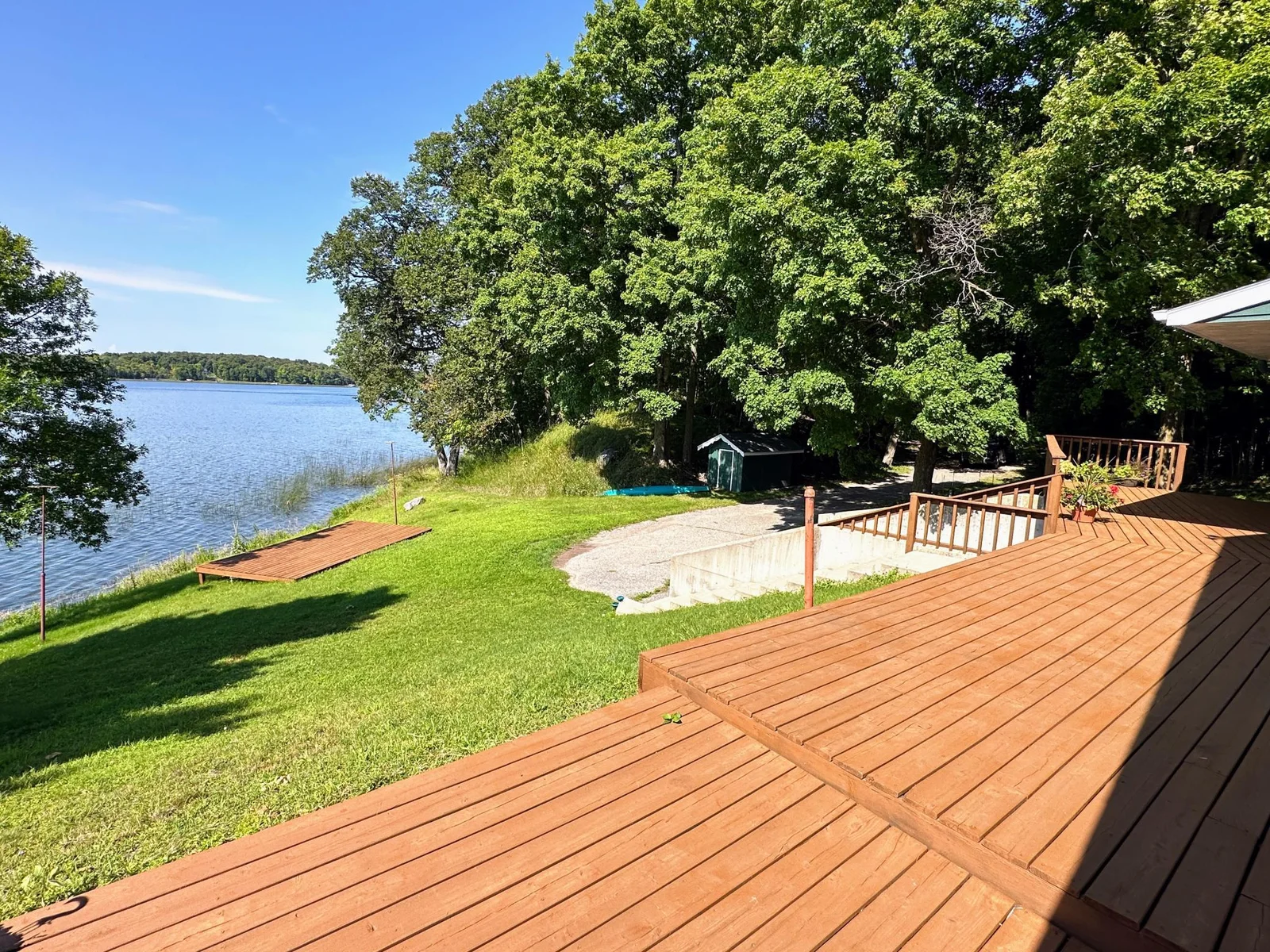 View from deck
