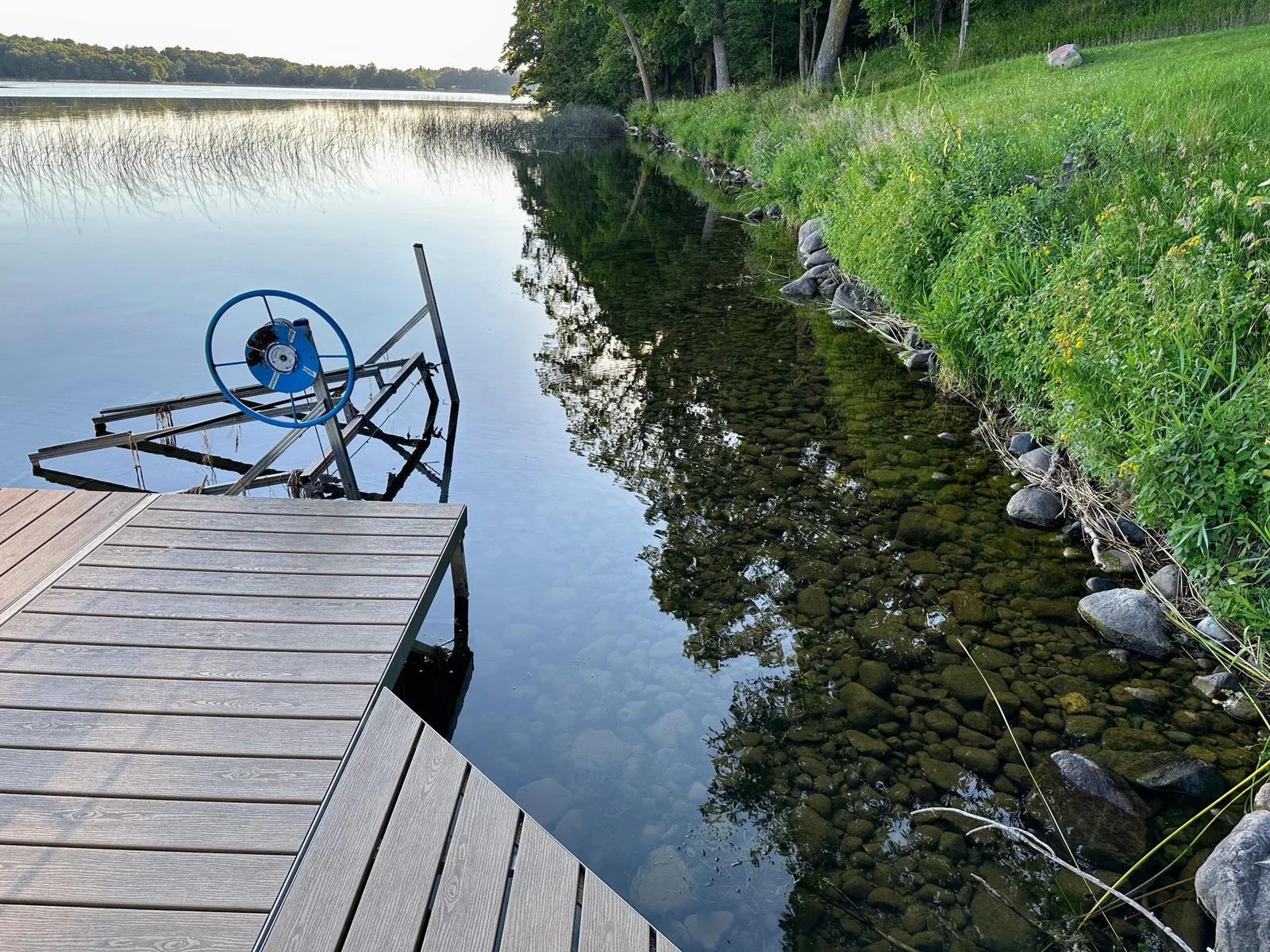 Lake frontage