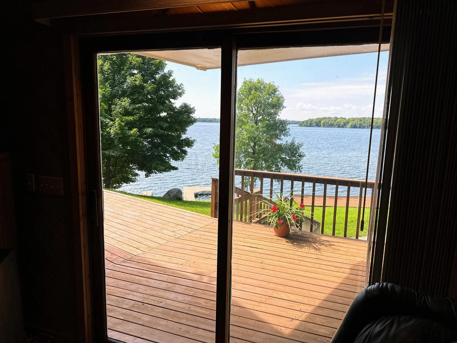 View from living area