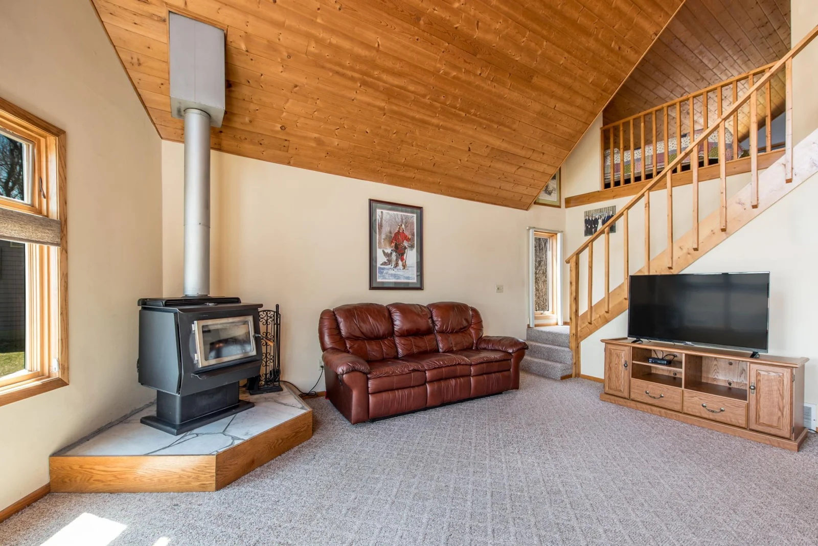 Cozy wood burning stove