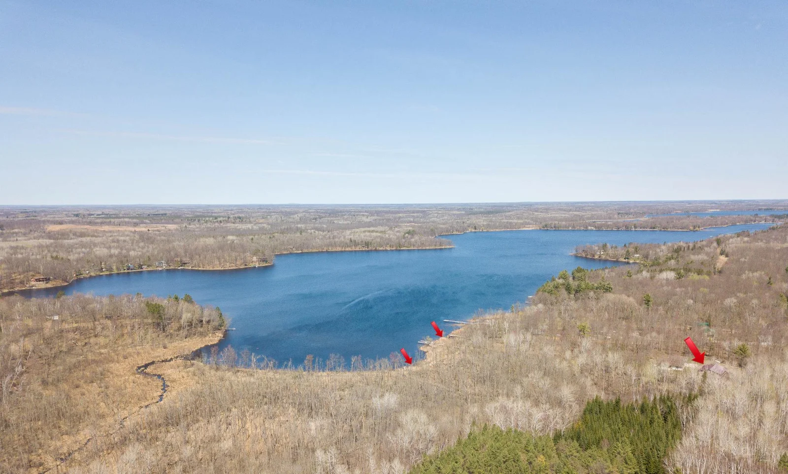 View of Long Lake looking north.