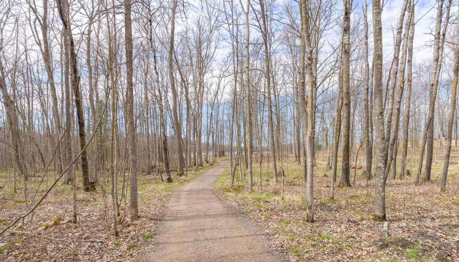 Well manicured path to the lake.