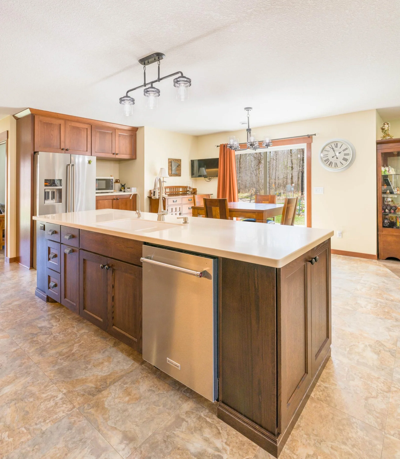 Corian Countertops throughout the home.