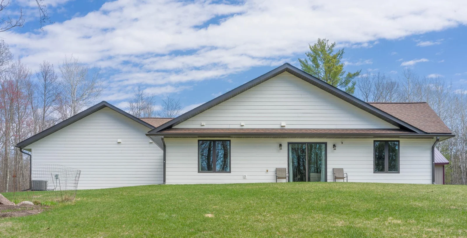 Rain Gutter all the way around, also tile to direct rain water from the roof & gutters.