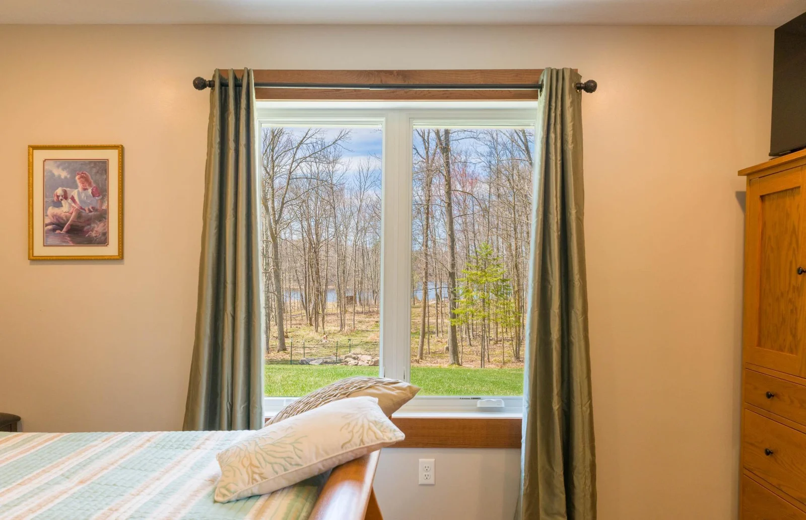 View in the primary bedroom