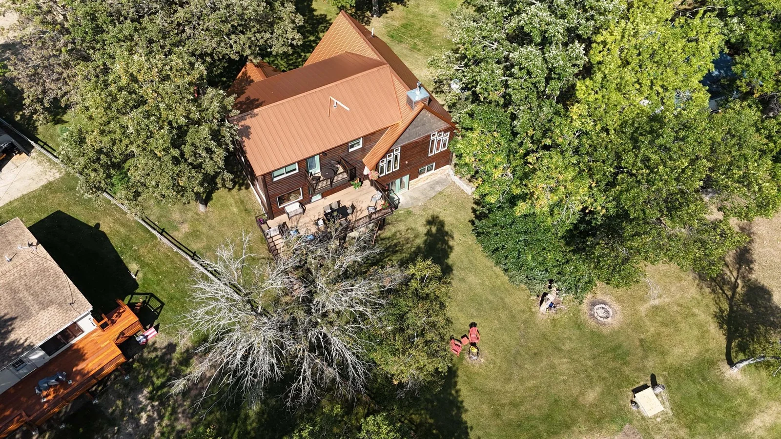 Aerial of the home.