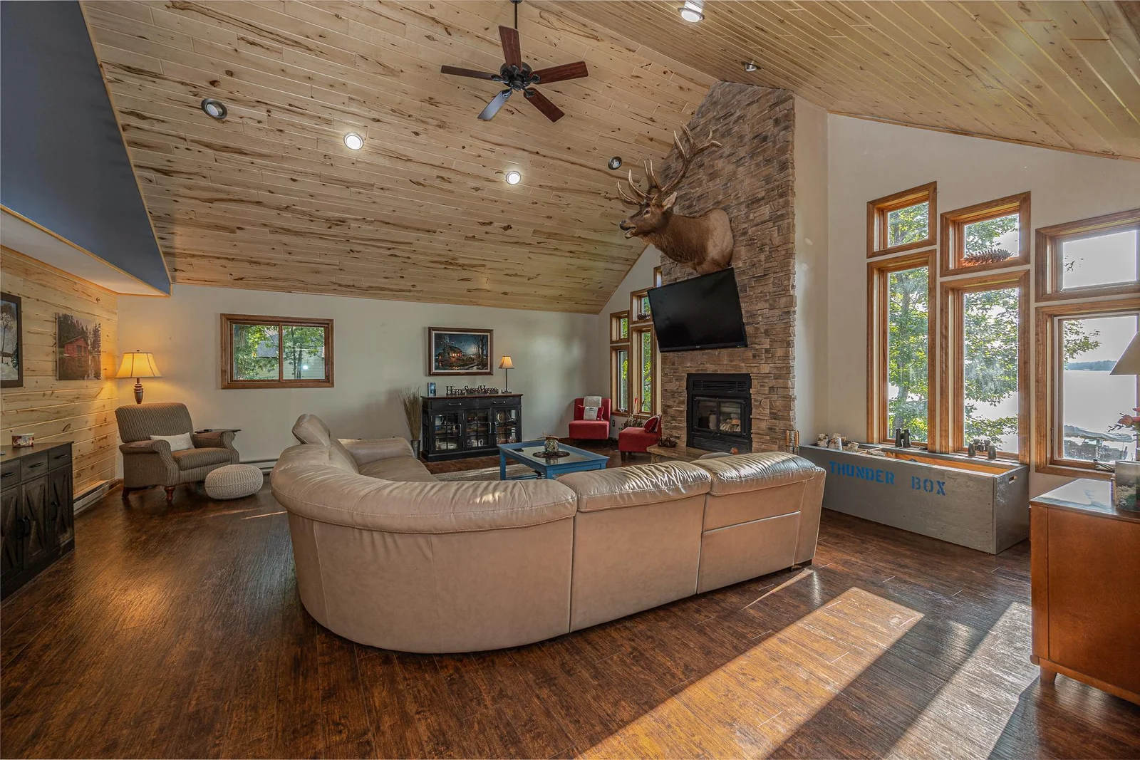 Spacious living room.