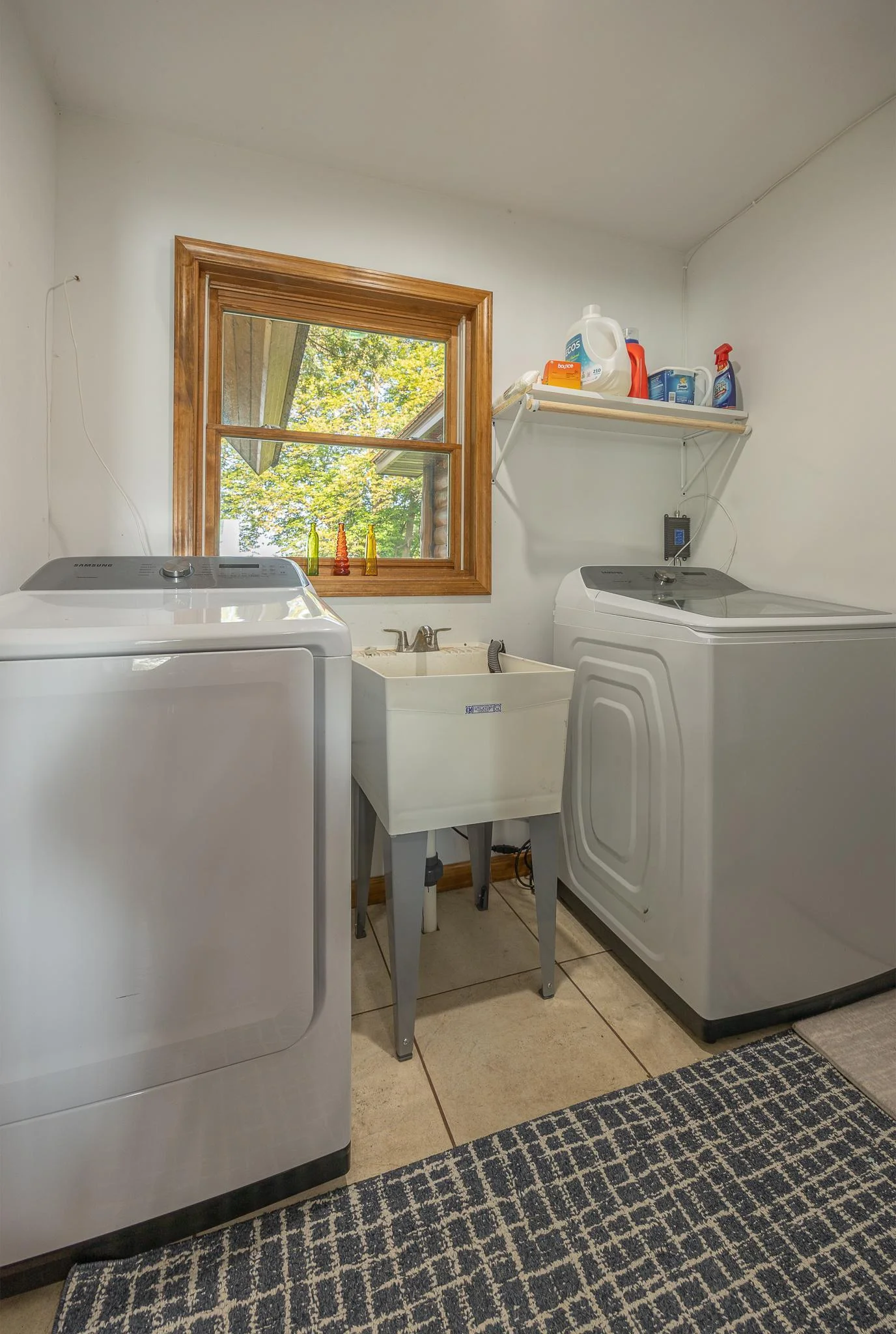 Main floor laundry.