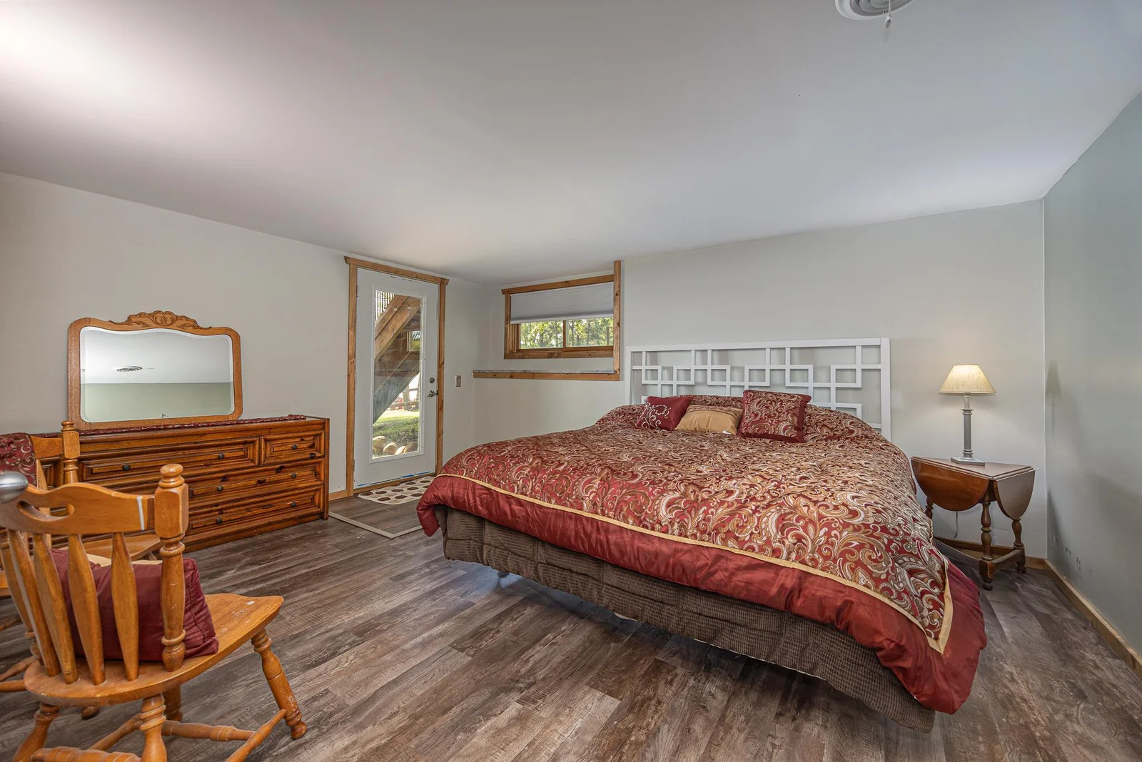 Lower level bedroom.