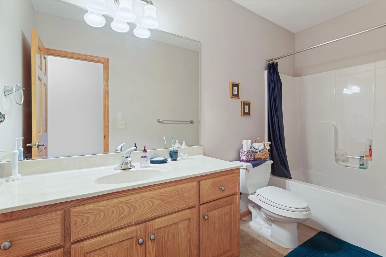 Lower level full bath