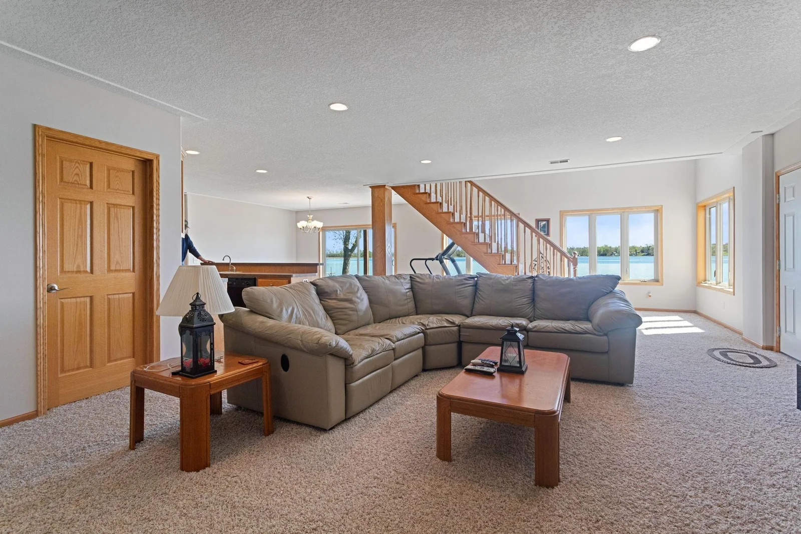 Lower level family room