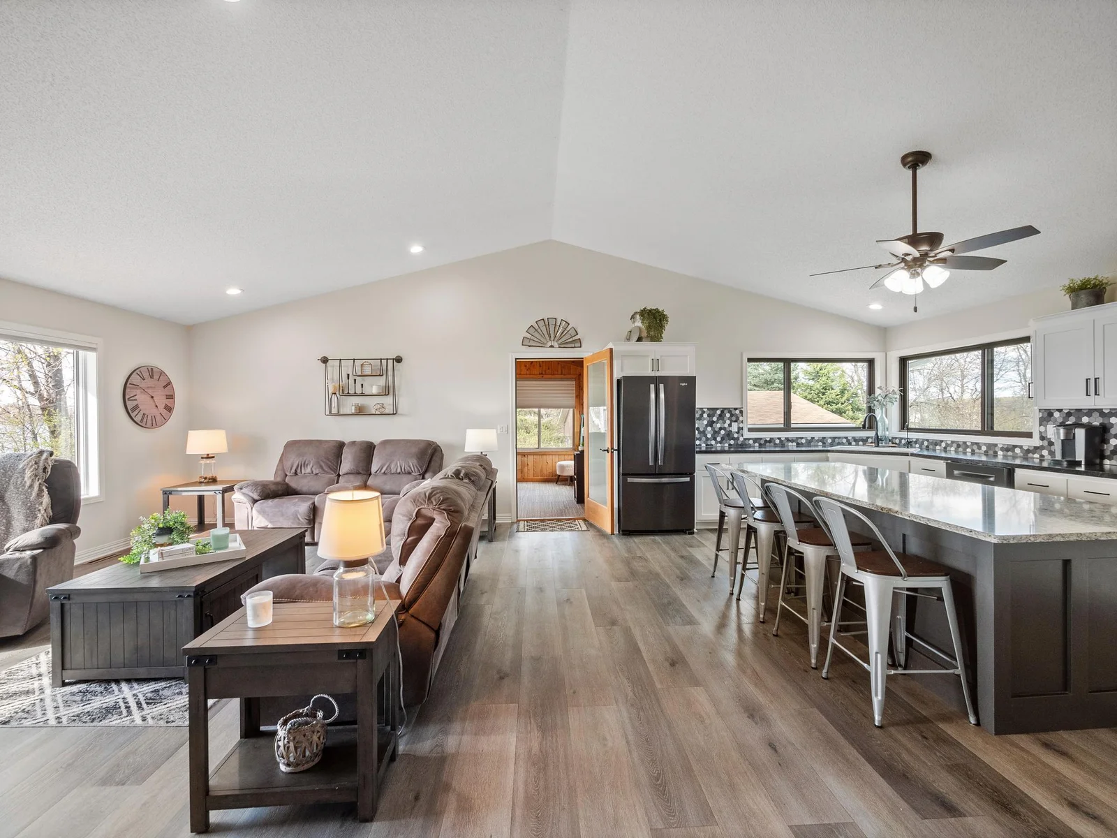 Neutral colors and timeless finishes create an ideal canvas for your own personal style.