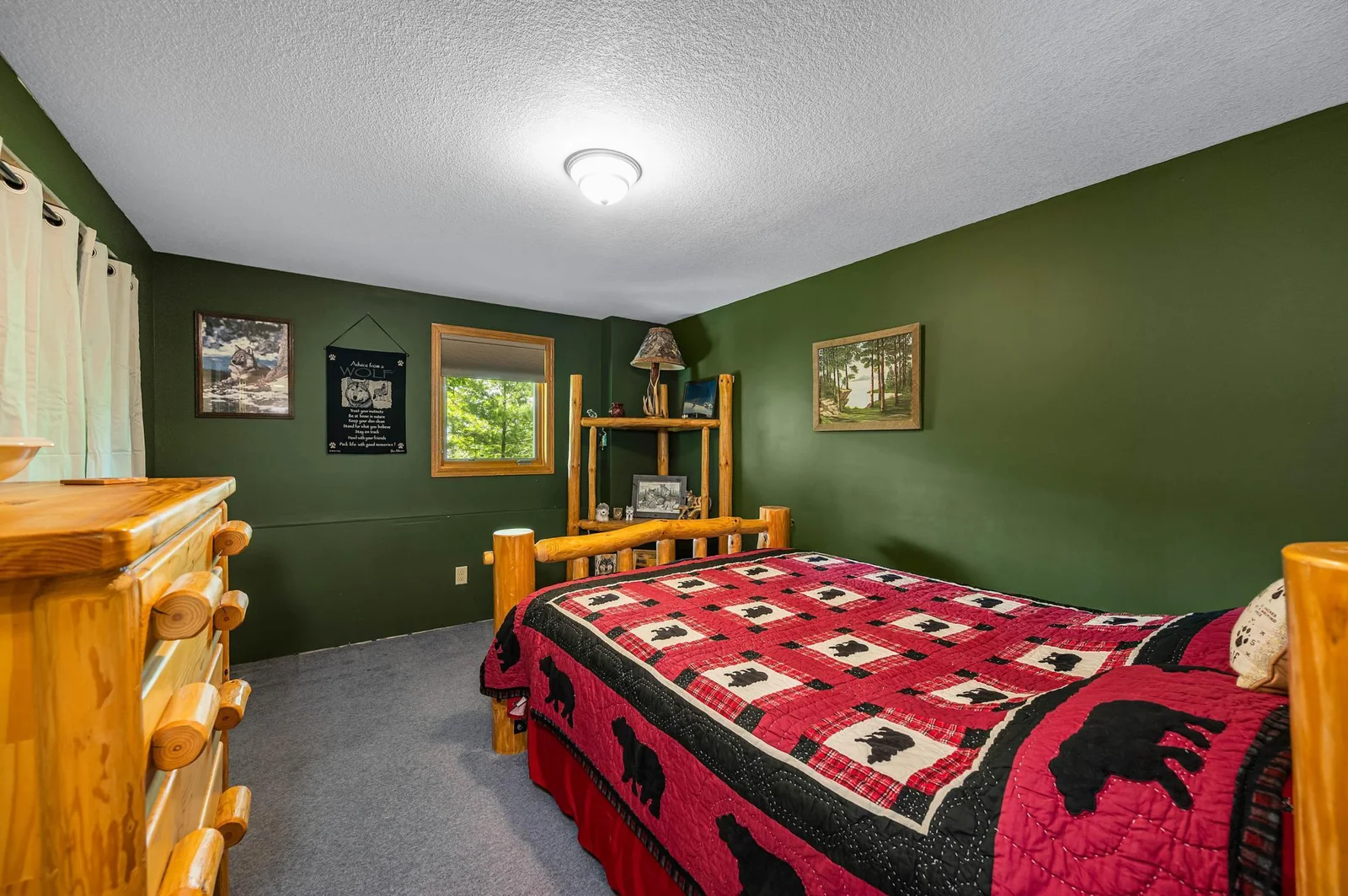 Downstairs Bed