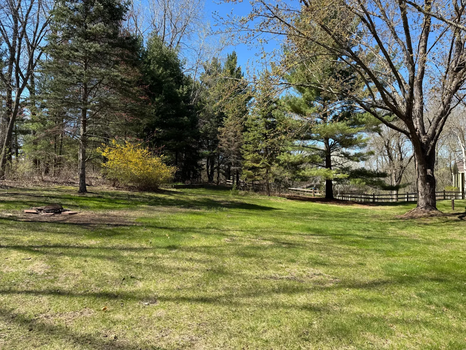 Huge backyard with gardens and wildlife to enjoy.