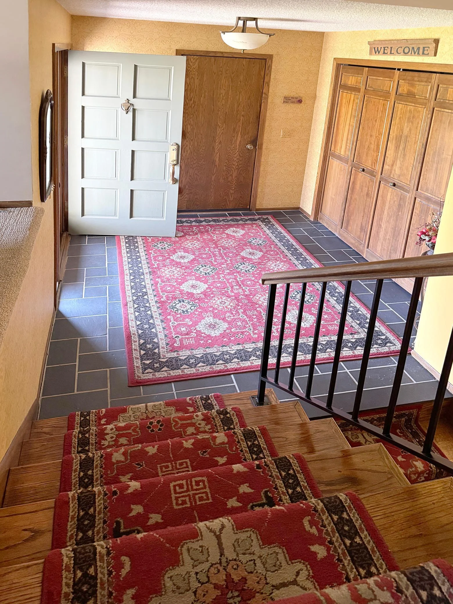 Spacious foyer welcomes you.