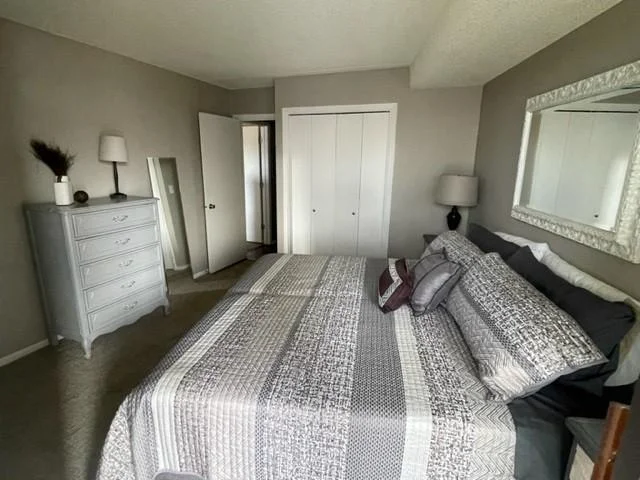 The home's second bedroom