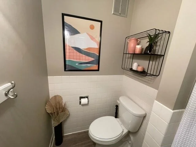 three quarter bath.