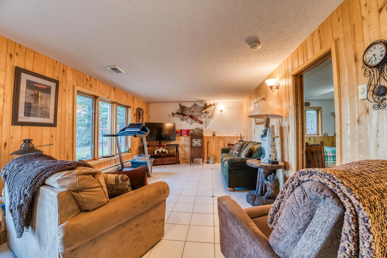 Lower level family room