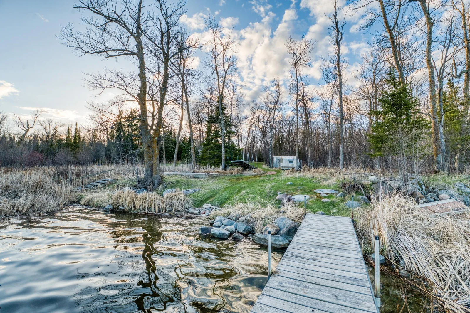 Walk right into the water here