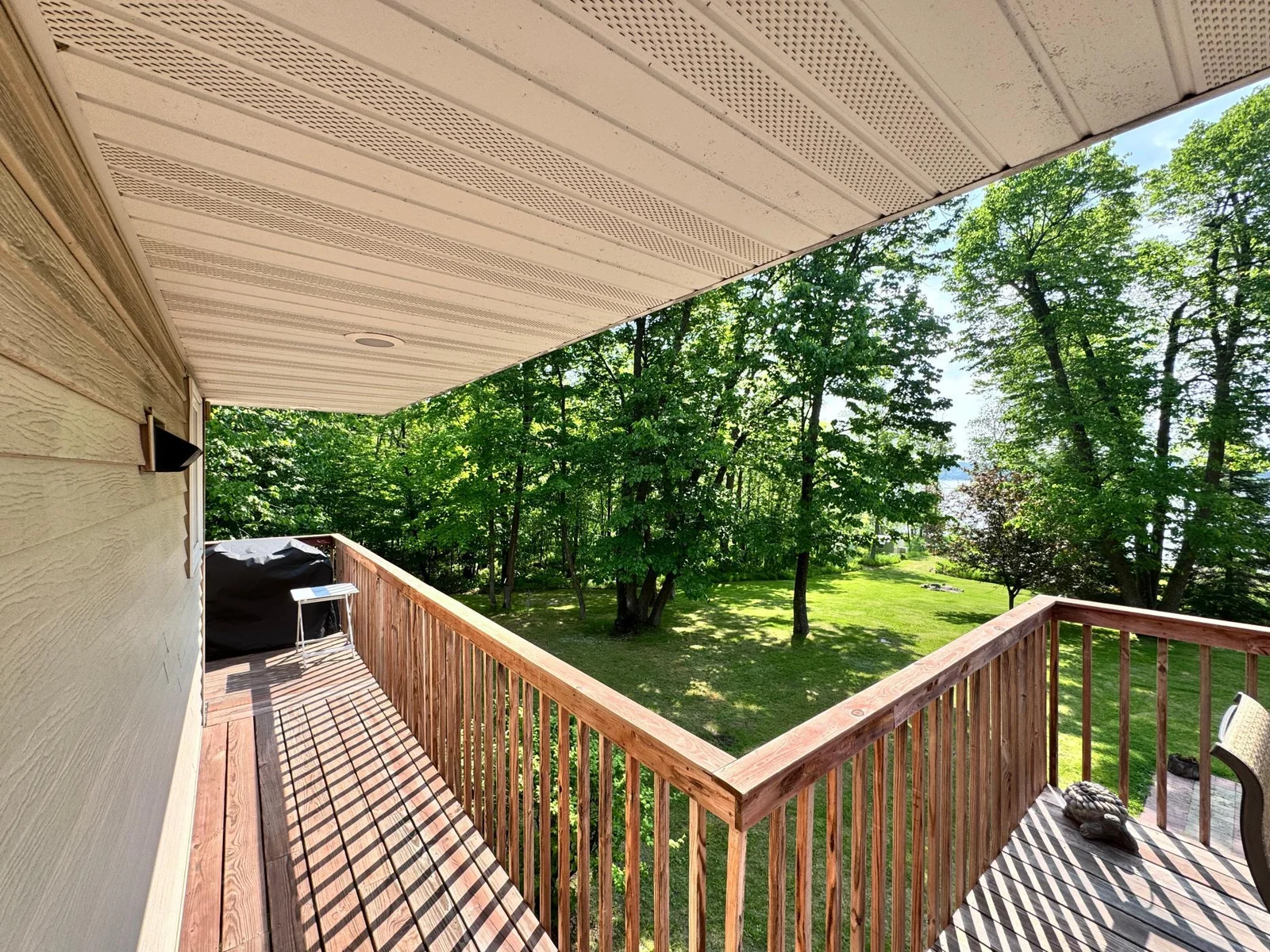 Wrap around deck