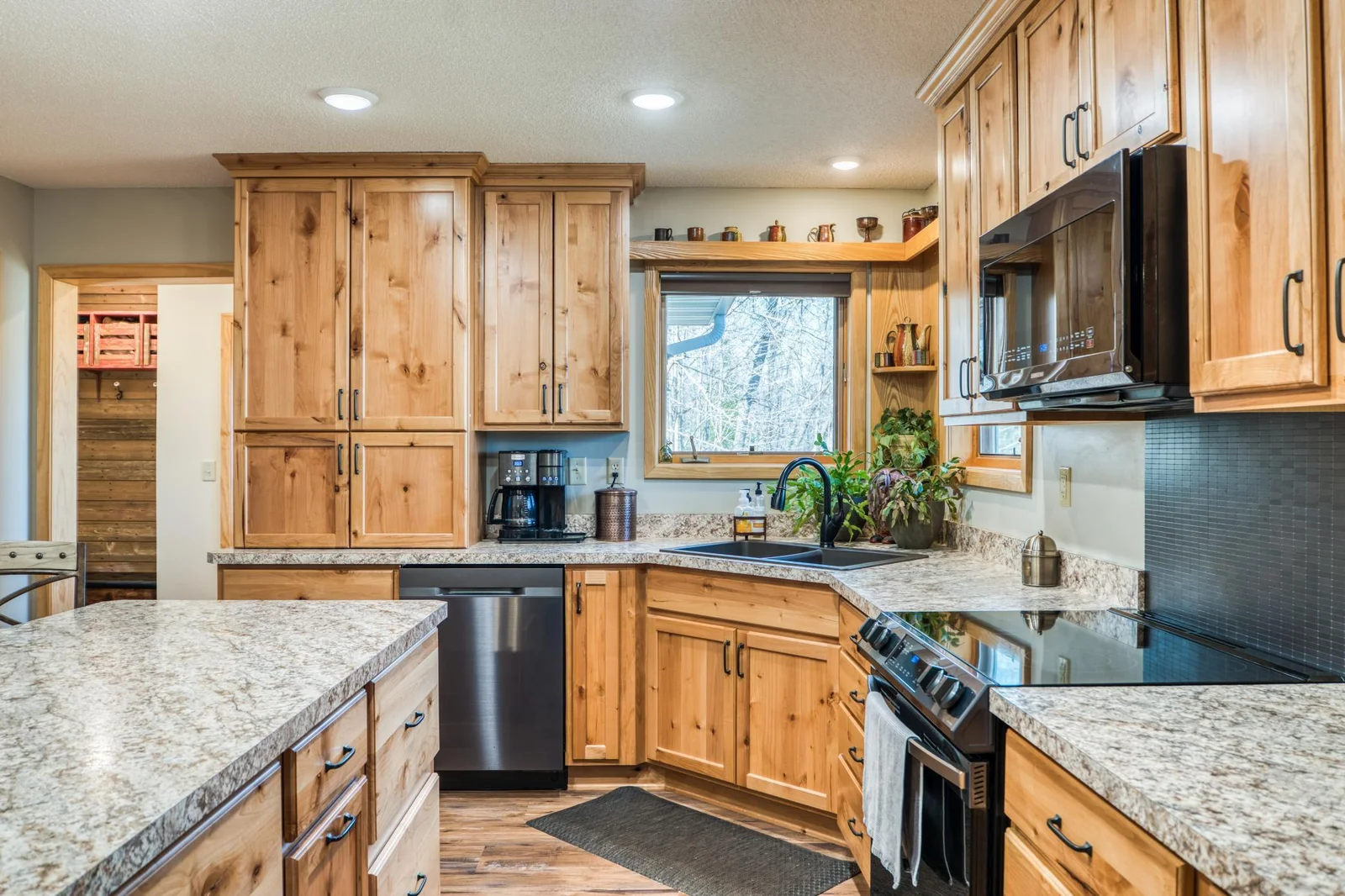 Kitchen appliance storage built in is a delightful bonus